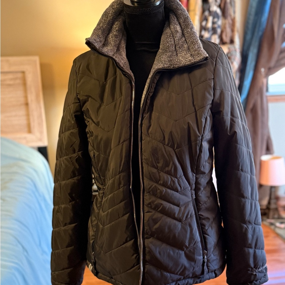 Free Country Women's Quilted Puffer Jacket - Black